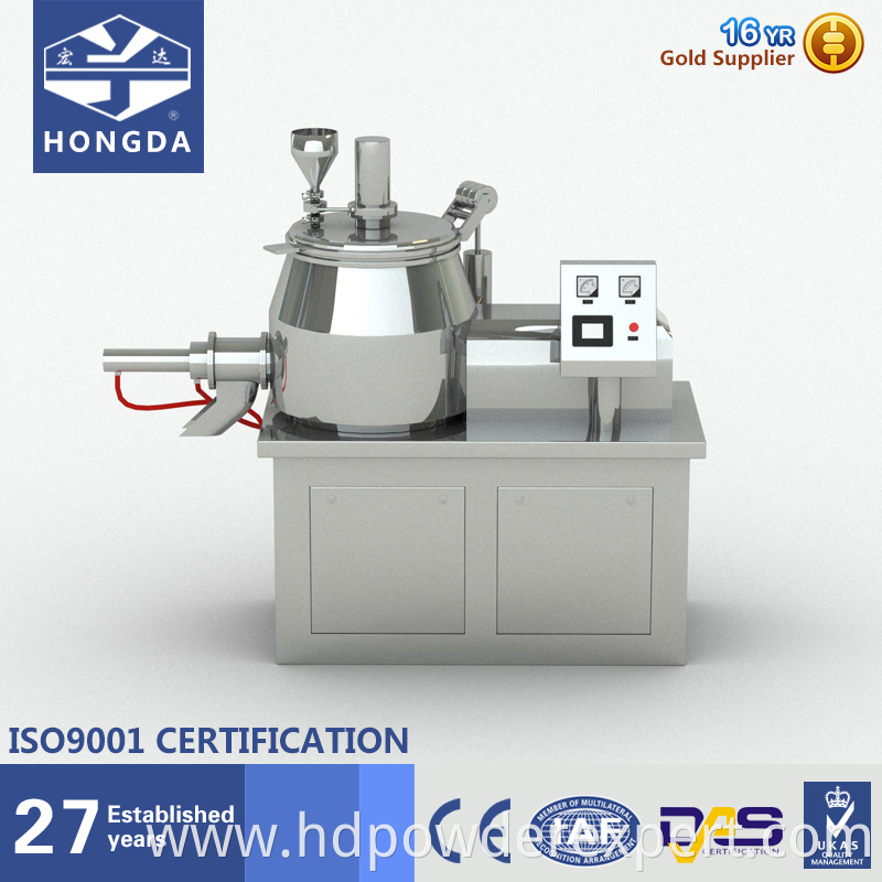 Pharmaceutical High Speed Wet Material Super mixer granulating machine/powder mixer machine